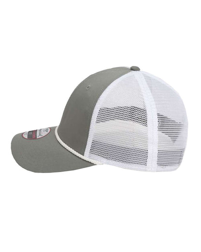 Imperial The Night Owl Performance Rope Cap 7055 #color_Grey/ White