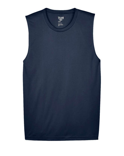 Team 365 Men's Zone Performance Muscle T-Shirt TT11M #color_Sport Dark Navy