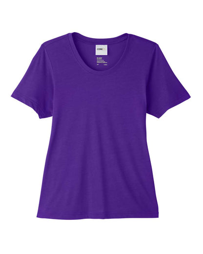 CORE365 Women's Fusion ChromaSoft™ Performance T-Shirt CE111W #color_Campus Purple