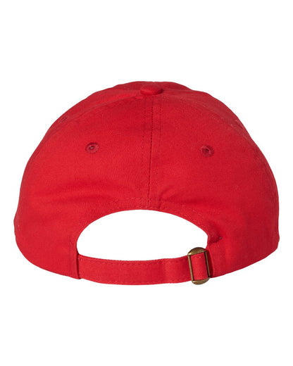 Valucap Bio-Washed Classic Dad Hat VC300A #color_Red