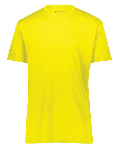 Holloway Youth Momentum T-Shirt 222819 #color_Electric Yellow