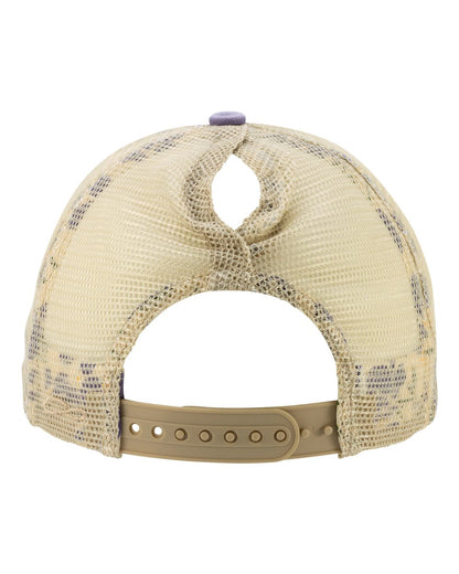 Infinity Her Women's Washed Mesh-Back Cap TESS #color_Violet/ Floral/ Khaki