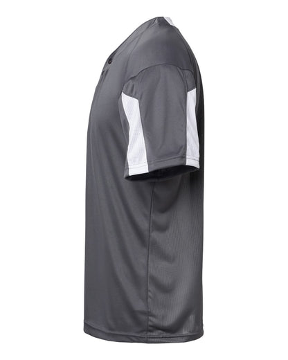 Alleson Athletic Striker Placket 7976 #color_Graphite/ White