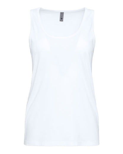 Next Level Women's Cotton Tank 3933 #color_White