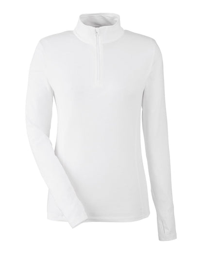 TASC Performance Inc Women's Recess Quarter-Zip Pullover TW300 #color_White