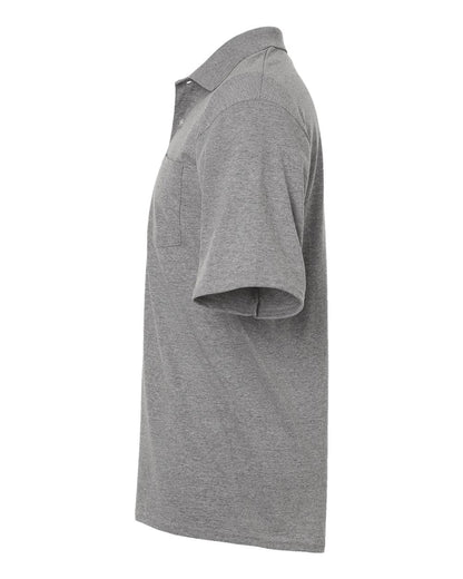 JERZEES Men's Dri-Power® Polo with Pocket 436MP #color_Oxford