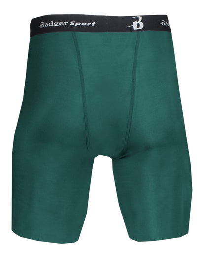 Badger Pro-Compression Shorts 4607 #color_Forest