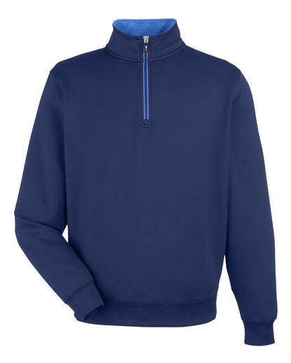 Fairway & Greene Men's Caves Tech Quarter-Zip Pullover C11512 #color_Marine