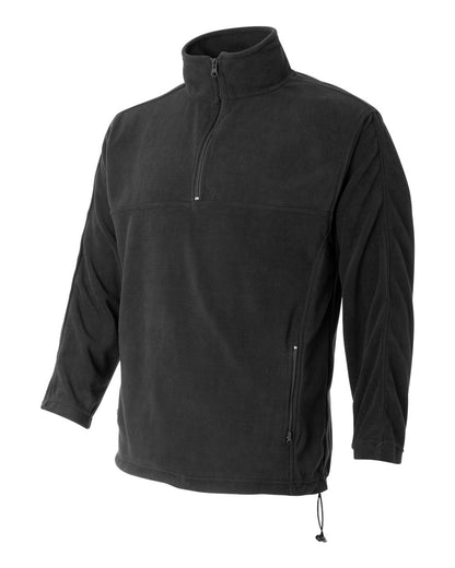 Sierra Pacific Men's Microfleece Quarter-Zip Pullover 3351 #color_Charcoal