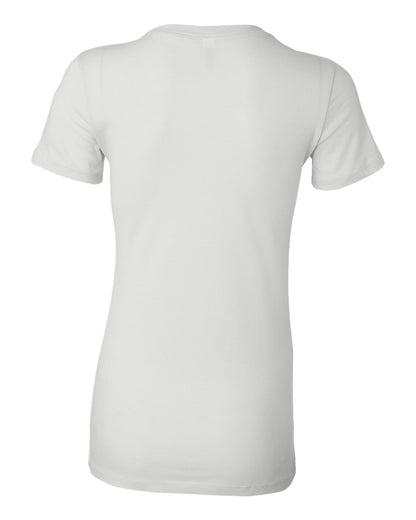 BELLA + CANVAS Women's Slim Fit Tee 6004 #color_White