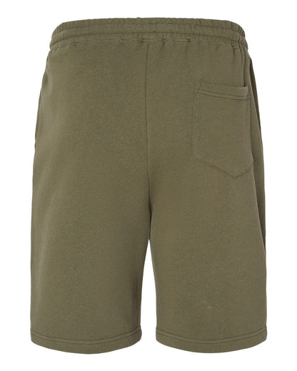 Independent Trading Co. Midweight Fleece Shorts IND20SRT #color_Army