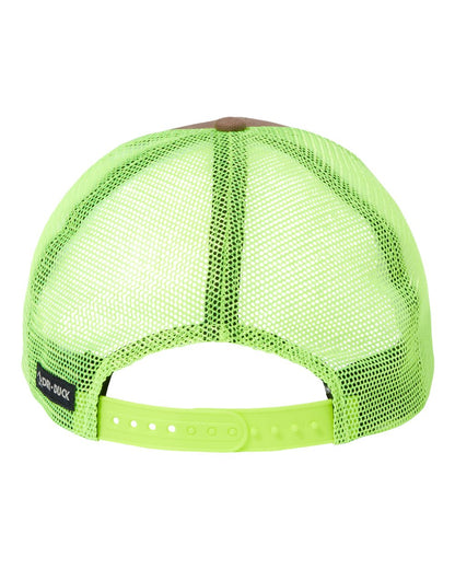 DRI DUCK Hudson Brights Cap 3357 #color_Field Khaki/ Neon Yellow