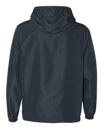 Independent Trading Co. Men's Lightweight Windbreaker Full-Zip Jacket EXP54LWZ #color_Classic Navy