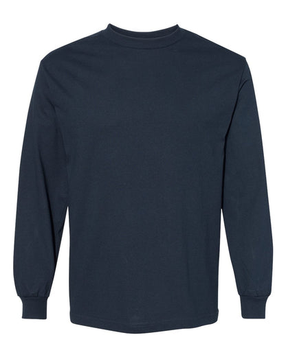 American Apparel Unisex Heavyweight Cotton Long Sleeve Tee 1304 #color_True Navy