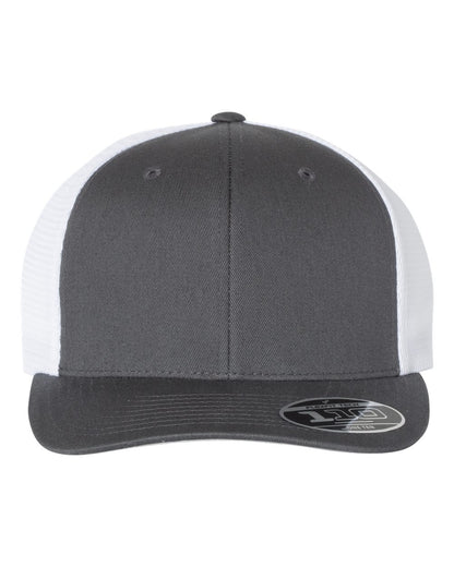 Flexfit 110® Mesh-Back Cap 110M #color_Charcoal/ White