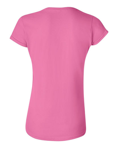 Gildan Women's Softstyle® T-Shirt 64000L #color_Azalea