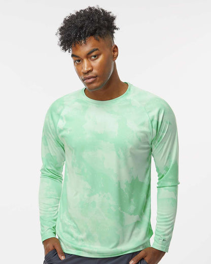 Paragon Unisex Cabo Camo Performance Long Sleeve T-Shirt 228 #colormdl_Mint Green
