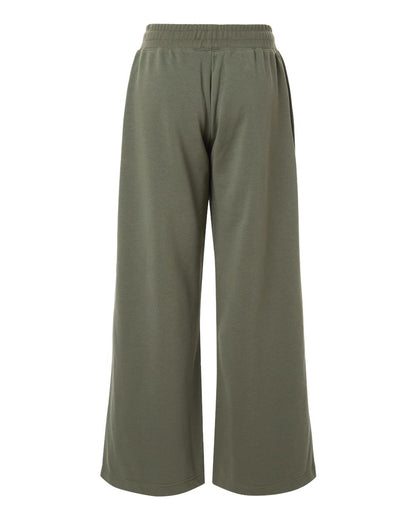 American Apparel Women's French Terry Wide Leg Pants FTP00 #color_Lieutenant