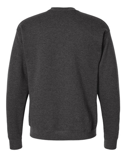 Hanes Unisex Perfect Sweats Crewneck Sweatshirt RS160 #color_Charcoal Heather