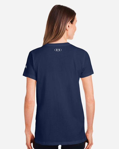Under Armour Women's Athletic 2.0 T-Shirt 1383284 #colormdl_Midnight Navy/ White