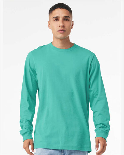 BELLA + CANVAS Jersey Long Sleeve Tee 3501 #colormdl_Teal