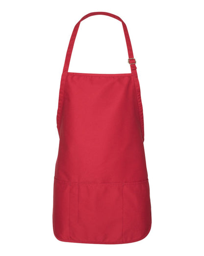 Liberty Bags Adjustable Neck Strap Apron 5507 #color_Red