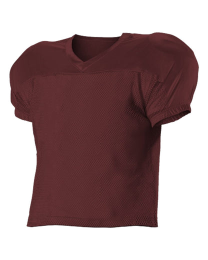 Alleson Athletic Practice Mesh Football Jersey 712 #color_Maroon