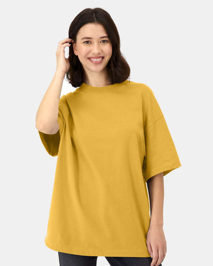 Hanes Unisex Beefy-T® Retro Street T-Shirt 5180R #colormdl_Royal Gold