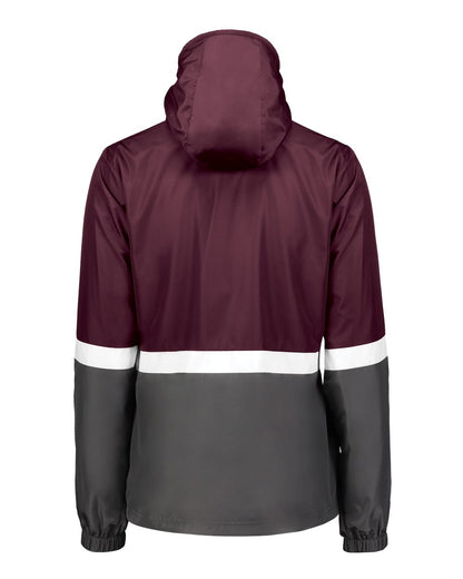 Holloway Women's Turnabout Reversible Hooded Jacket 229787 #color_Maroon/ Carbon