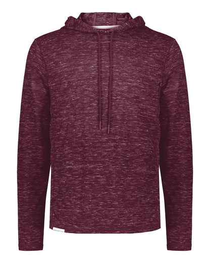 Holloway Men's Eco Revive™ Monterey Hooded Sweatshirt 222745 #color_Maroon Heather
