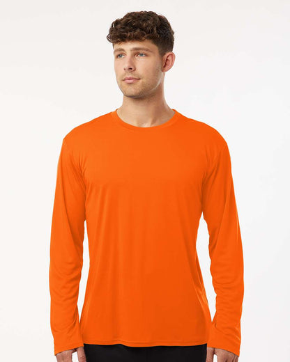 AllPro Unisex Pro-Lock Performance Long Sleeve T-Shirt 48400 #colormdl_Neon Orange