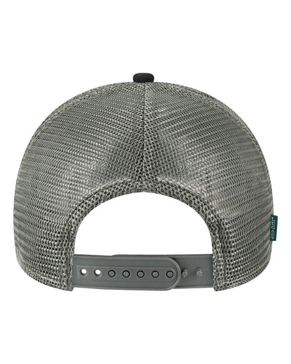 LEGACY Mid-Pro Snapback Trucker Cap MPS #color_Black/ Caramel/ Dark Grey