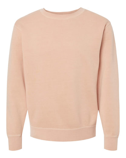 Independent Trading Co. Midweight Pigment-Dyed Crewneck Sweatshirt PRM3500 #color_Pigment Dusty Pink