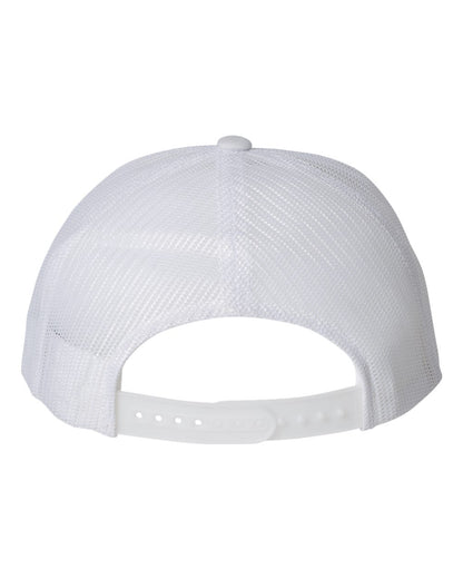 YP Classics Retro Trucker Cap 6606 #color_White
