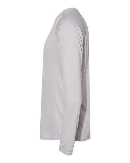 Augusta Sportswear Attain Color Secure® Performance Long Sleeve T-Shirt 2795 #color_Silver