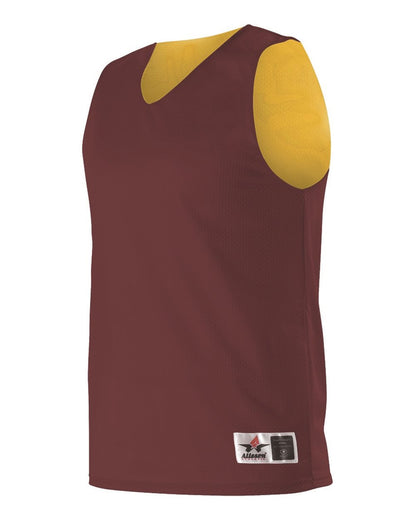 Alleson Athletic Reversible Mesh Tank 560R #color_Maroon/ Gold