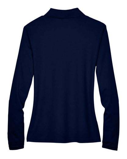 CORE365 Women's Pinnacle Performance Long Sleeve Piqué Polo 78192 #color_Classic Navy