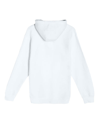 Lane Seven Unisex Premium Full-Zip Hooded Sweatshirt LS14003 #color_White