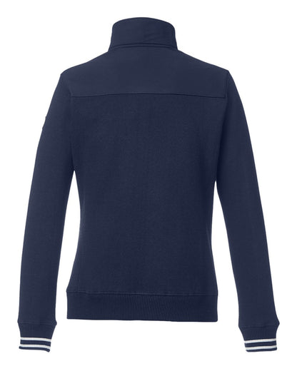 Nautica Women's Navigator Fleece Full-Zip Jacket N17387 #color_Navy