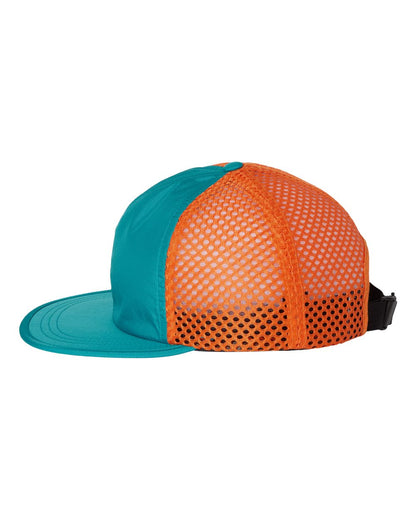 Richardson Rogue Wide Set Mesh Cap 935 #color_Teal/ Orange