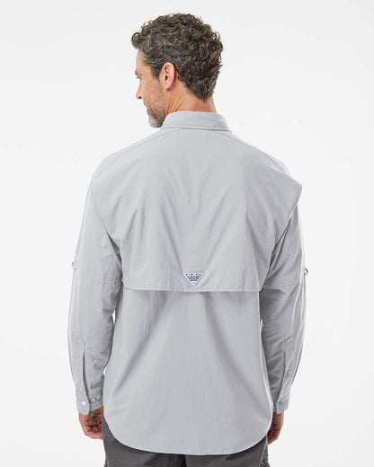 Columbia PFG Bahama™ II Long Sleeve Shirt 212463 #colormdl_Cool Grey