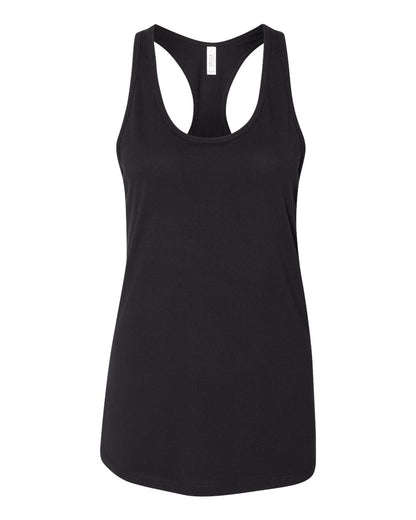 BELLA + CANVAS Women's Jersey Racerback Tank 6008 #color_Black