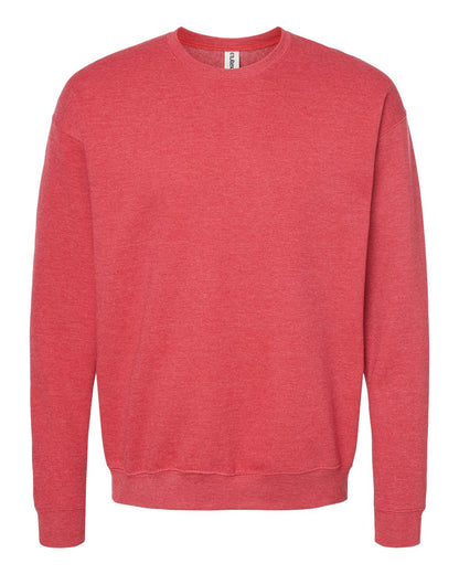 Tultex Fleece Crewneck Sweatshirt 340 #color_Heather Red