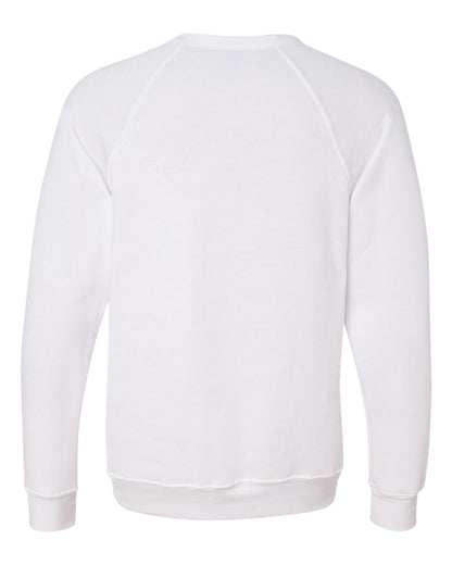 BELLA + CANVAS Sponge Fleece Raglan Crewneck Sweatshirt 3901 #color_Natural