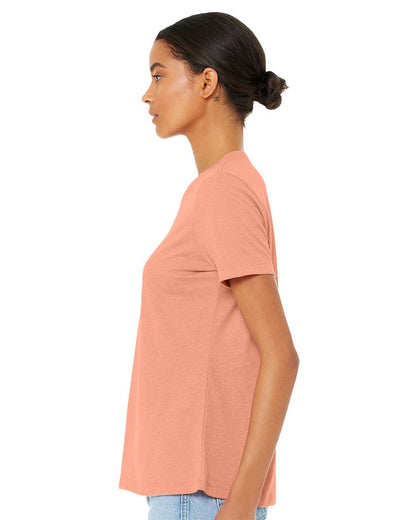 BELLA + CANVAS Women’s Relaxed Fit Triblend Tee 6413 #colormdl_Sunset Triblend