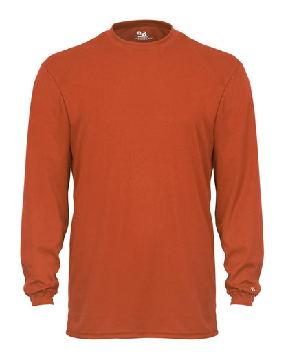 Badger B-Core Long Sleeve T-Shirt 4104 #color_Burnt Orange