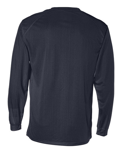 Badger B-Core Long Sleeve T-Shirt 4104 #color_Navy