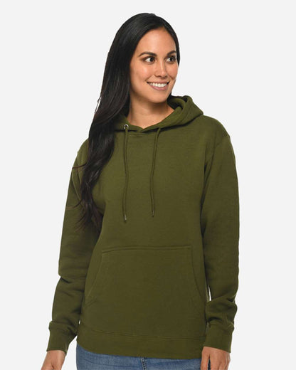 Lane Seven Unisex Premium Pullover Hooded Sweatshirt LS14001 #colormdl_Army Green