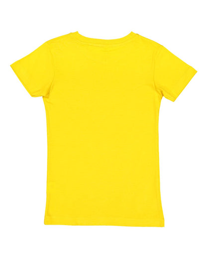 LAT Girls' Fine Jersey Tee 2616 #color_Yellow