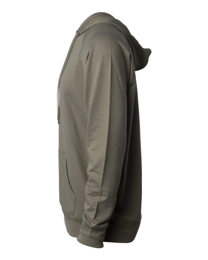 Independent Trading Co. Unisex Icon Lightweight Loopback Terry Hooded Sweatshirt SS1000 #color_Olive